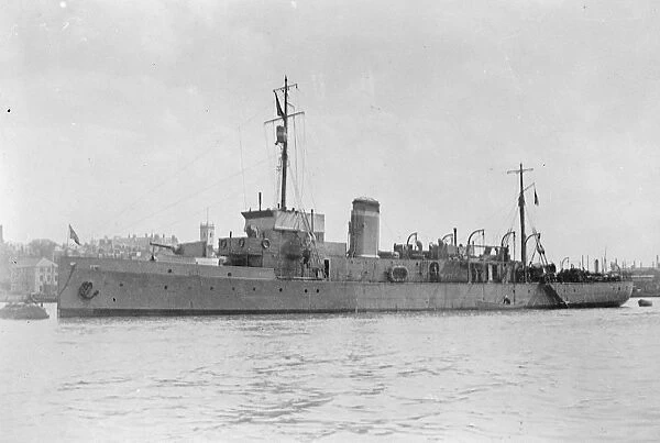 HMS Truro Minesweepers lonely vigil where L 24 sank The twin screw minesweeper
