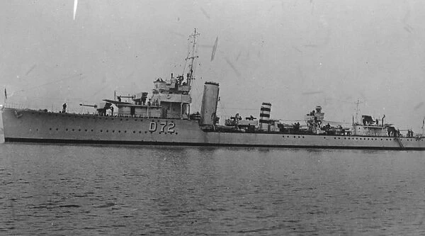 HMS Veteran. 11 April 1927