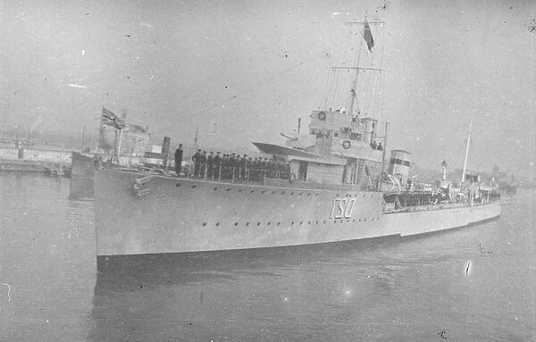 HMS WALKER (D 27) - V & W-class Destroyer 1921