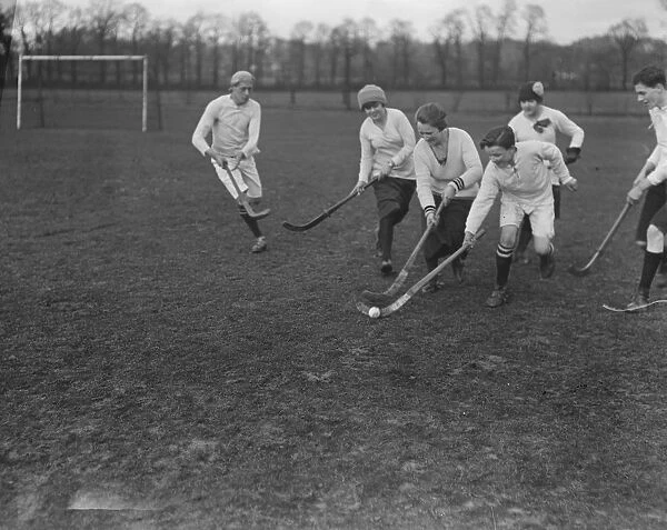 Hockey at Lyons Club, Sudbury 1 February 1920