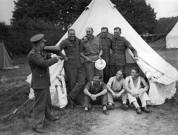 Home Front 1939 West Kent Terriers at S. Coast camp