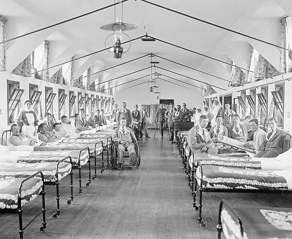 Hospital ward for wounded soldiers at the Princess Louise Military Orthopaedic Hospital at Chailey