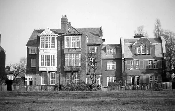 Houses on Common ( front view ), Wimbledon, London, England