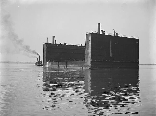 Huge German floating dock to assist in raising great German warship at Scapa Flow 12