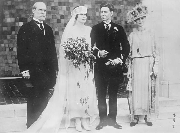 The Hughe Waddell Wedding in Washington. Miss Catherine Hughes, daughter of the