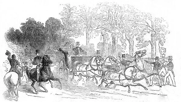 Illustration from the The Illustrated London News 4 June 1842 showing the attempted
