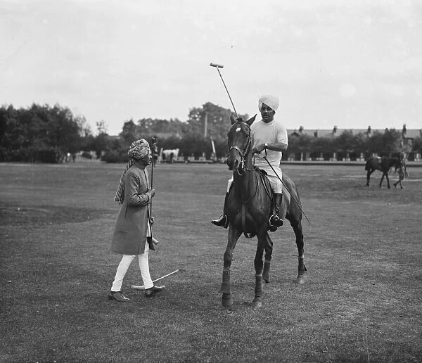 Indian Empire Day at Ranelagh. Maharaj of Ratlan on Princess. 22 June 1927