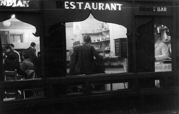 An Indian Restaurant in Soho, London, England. 31 May 1947