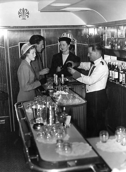 Interior view of the new Trianon Bar situated on car Pegasus on the new Golden
