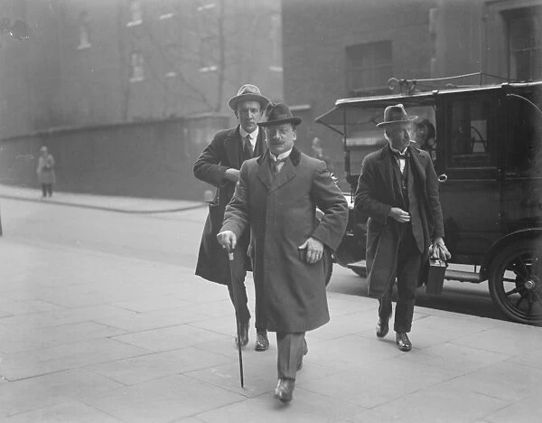The Irish Conference Mr Arthur Griffiths arriving 29 March 1922
