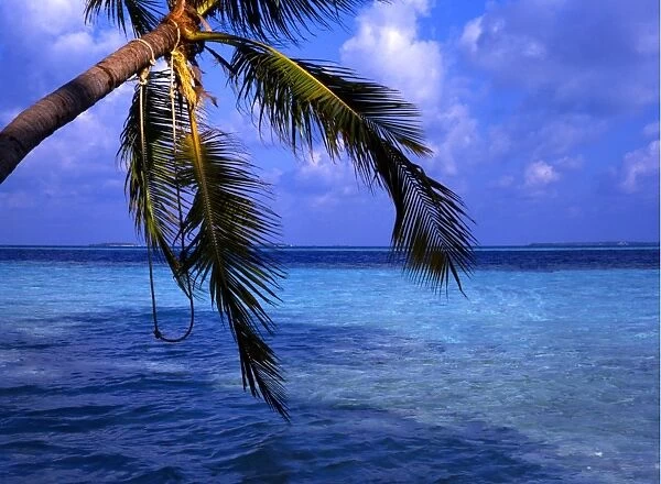 The island of Little Bandos, on the Maldives. An identical scene is available in