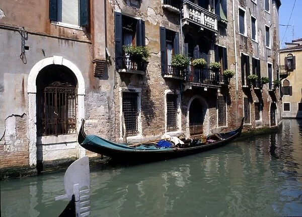 Italy Venice Gondolas
