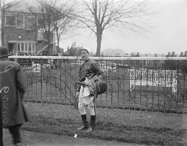 J Evans, Jockey 1924
