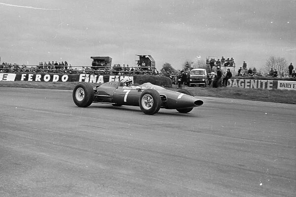 John Surtees in Britain driving his Ferrari in Formula 1 29 January 1965