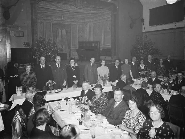 John Woods Farm Labourers Party at Swanley in Kent. September 1937