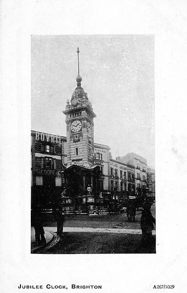 Jubilee Clock Tower, Brighton, East Sussex, England. 1904