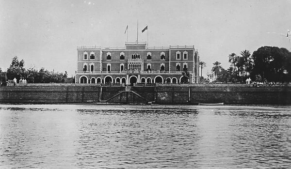 Khartoum, Sudan. The Palace by the Nile. 28 November 1924