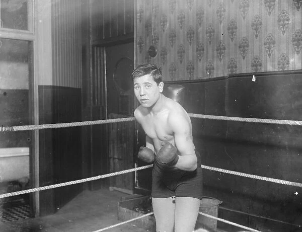 Kid Brooks, boxer. 1 February 1927