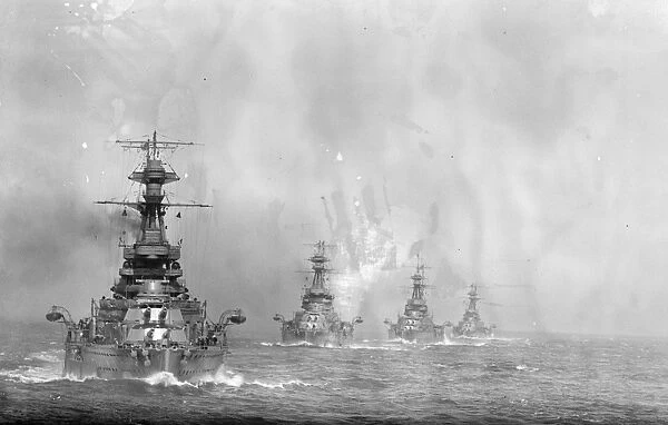 The King leads his fleet at Torbay. The Atlantic Fleet entered Torbay with the