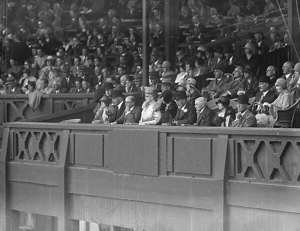 King and Queen at Wimbledon. 7 July 1928