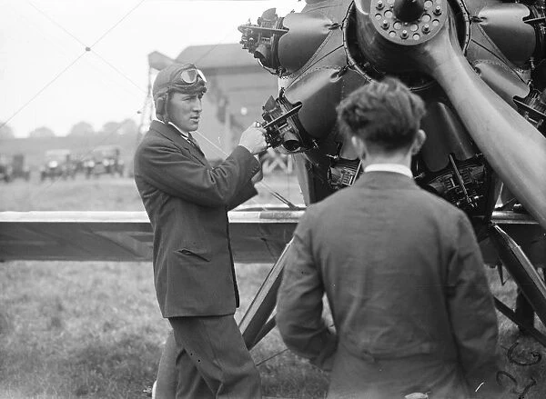 The Kings Cup Air Race. Squadron Leader Sir Christopher Brand, KBE, DSO, MC, DFC