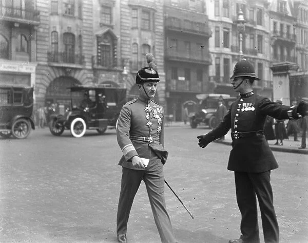Kings levee at St James Palace. Air Marshal Salmond. 4 June 1923