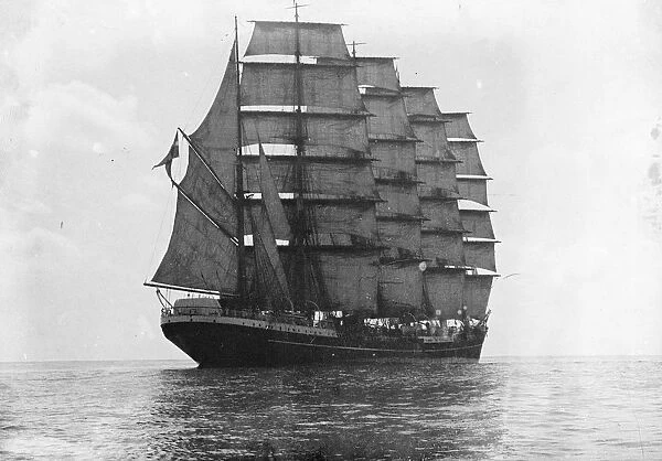 Kobenhavn. Sailing ship. 1924