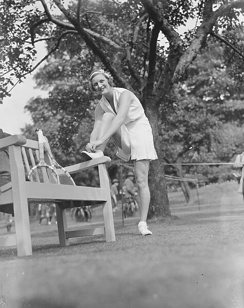 Lady Crossfields tennis club party at Highgate Mrs Fearnley Whittingstall in