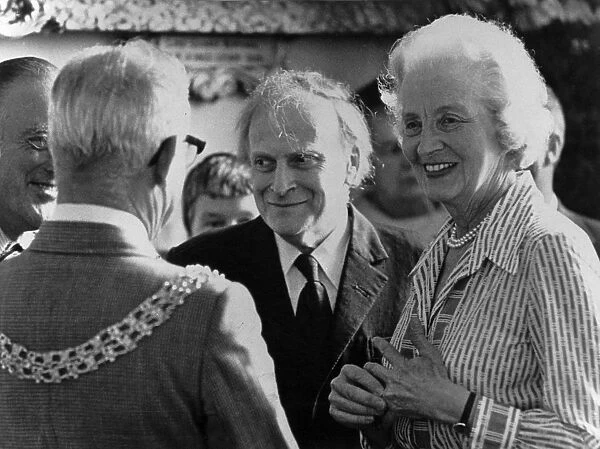 Lady Fermoy, Yehudi Menuhin and the Mayor of Kings Lynn