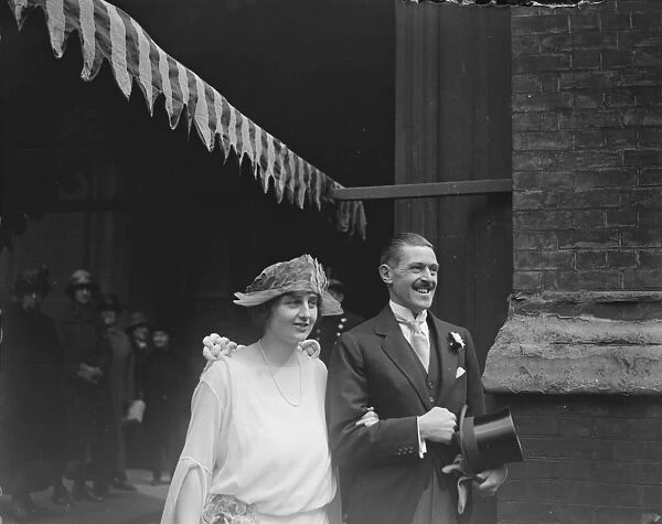 Lady Lucas - Tooth weds. Captain J G Smyth Osbourne of the Royal Welsh Fusiliers