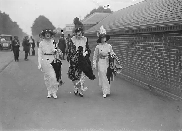 Lady Magdalen Williams Bulkely and her daughters arriving at Royal Ascot Races