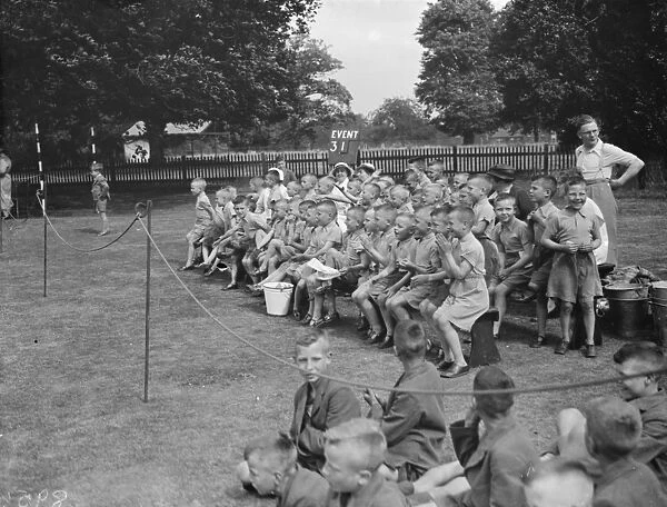 Lamorbey Residential School sports day in Sidcup, Kent. 1938