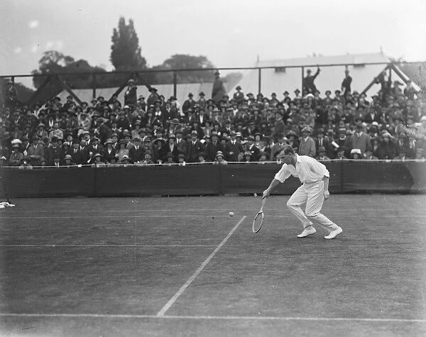 Lawn Tennis Championships at Wimbeldon G L Patterson in play against A R F Kingscote 1