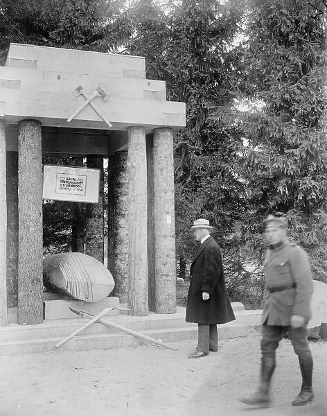 Lemberg Fair Germany The entrance to the forest industry exhibition 25 October 1921