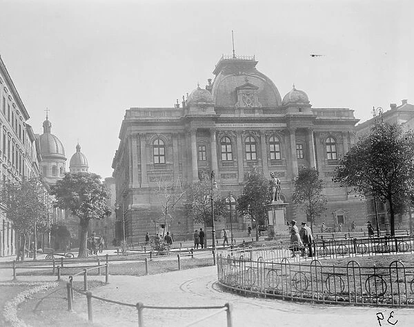 Lemberg, Poland. The National Museum, Lemberg. 24 October 1921
