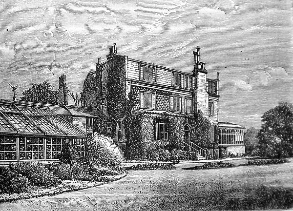 The Life of Charles Dickens The house and conservatory of Gadshill Place from the meadow