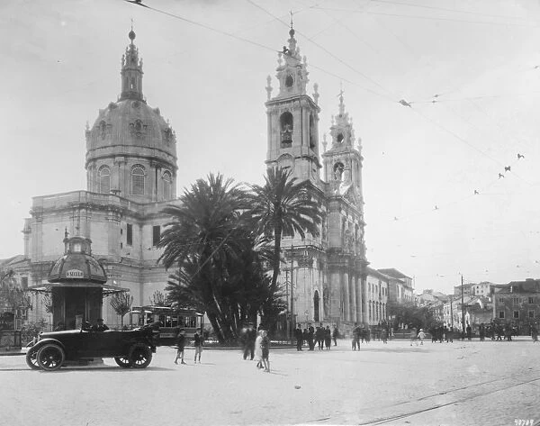 Lisbon, The Basilica da Estrella. 8 April 1927