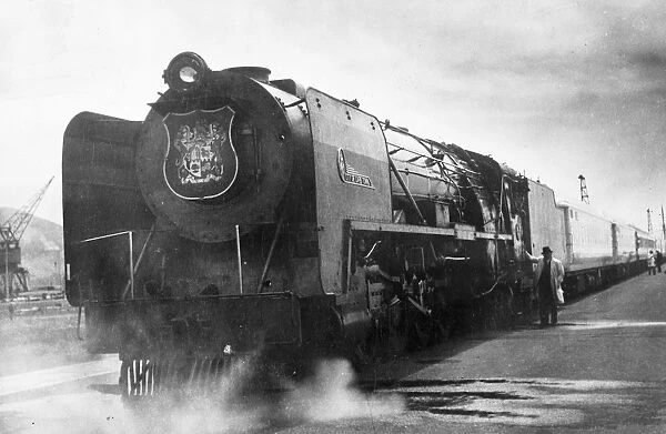 Three locomotive used for the Royal Tour South Africa