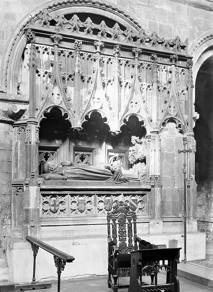 London. The tomb of Rahere, who founded the priory and hospital of St. Bartholomew