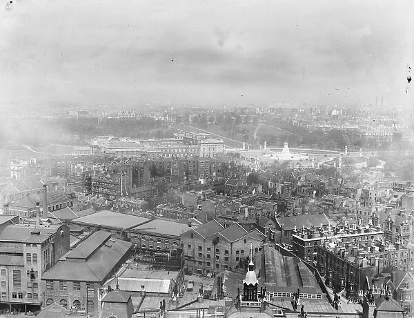 London from Westminster Tower 1919