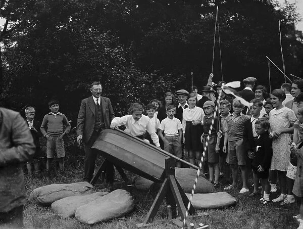 Longfield fete near Dartford, Kent. 1936