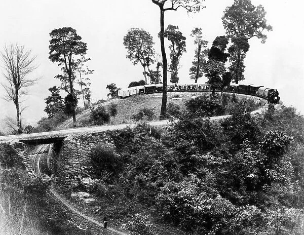 The loop Agony Point on East Bengal Railway 1894-98