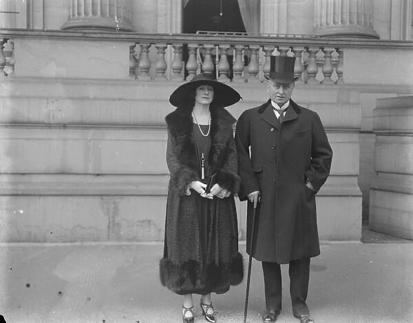 Lord and Lady Curzon. 1922
