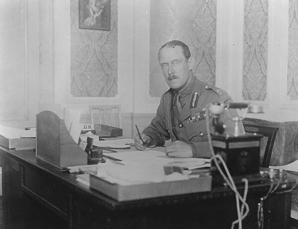 Lt Gen Sir Alexander Godley. Commander in Chief of the British Army on the Rhine