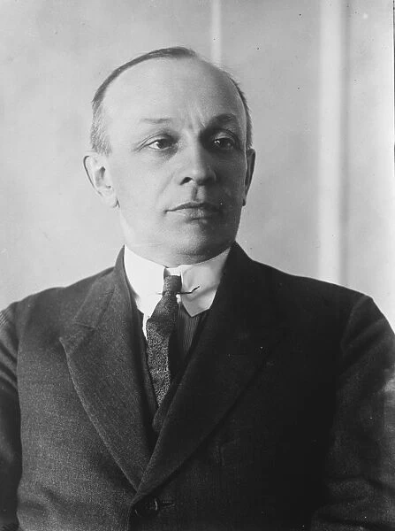 M Czeslaw Klarner, Polands new minister of the Treasury. 12 August 1926