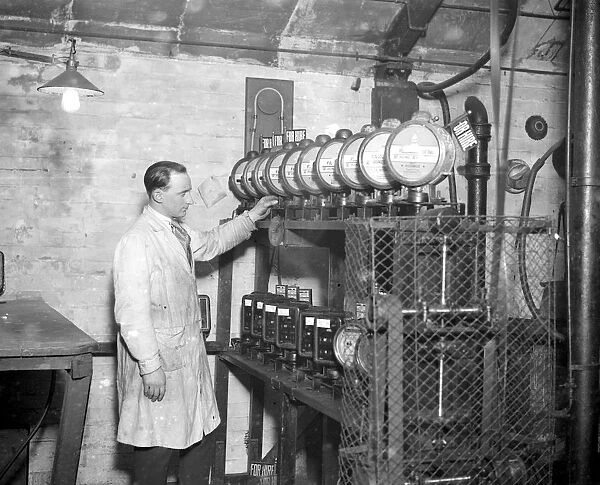 Making and testing Taxi Meters at the works of the British Taxi Meter Co Ltd, Gray s