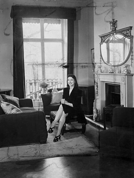 Margot Fonteyn at home. 22 March 1946
