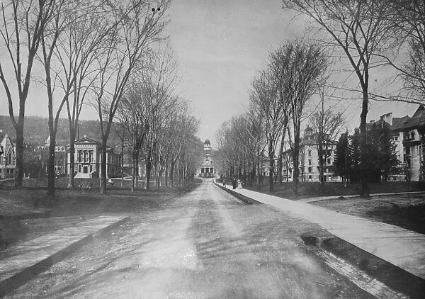 McGill University in Montreal, Quebec, Canada, at the foot of Mount Royal 1920