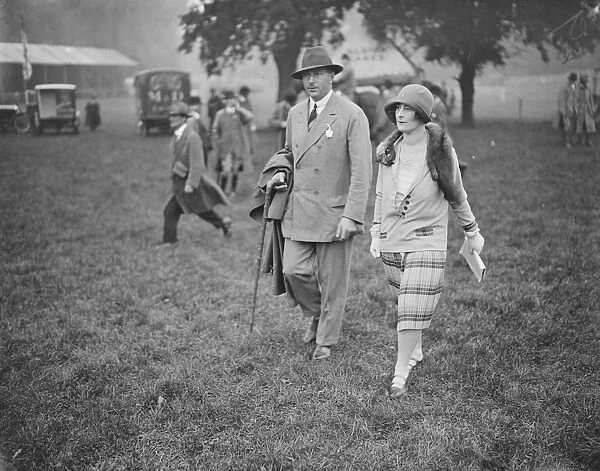 Melton Mowbray Agricultural Show Mr Lindsay Everard M P and Mrs Everard ( Ratcliffe