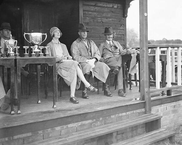 Melton Polo Club tournament. Captain Sherrard ( right ). 17 August 1929